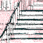 Drawing of a staircase